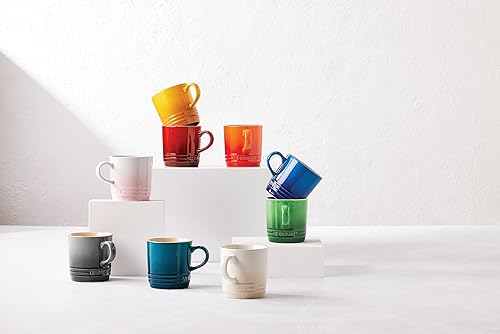 Miniatura 4 de Le Creuset Juego de 6 tazas de gres Londres, 12 onzas cada una, multicolor
