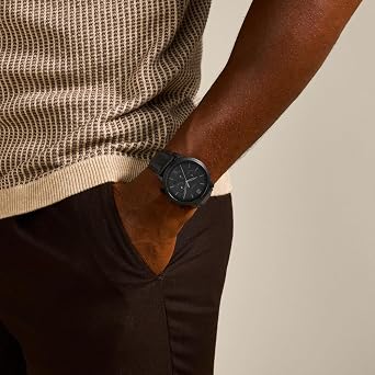 Fossil Neutra Watch for Men, Quartz Chronograph Movement with Leather Strap