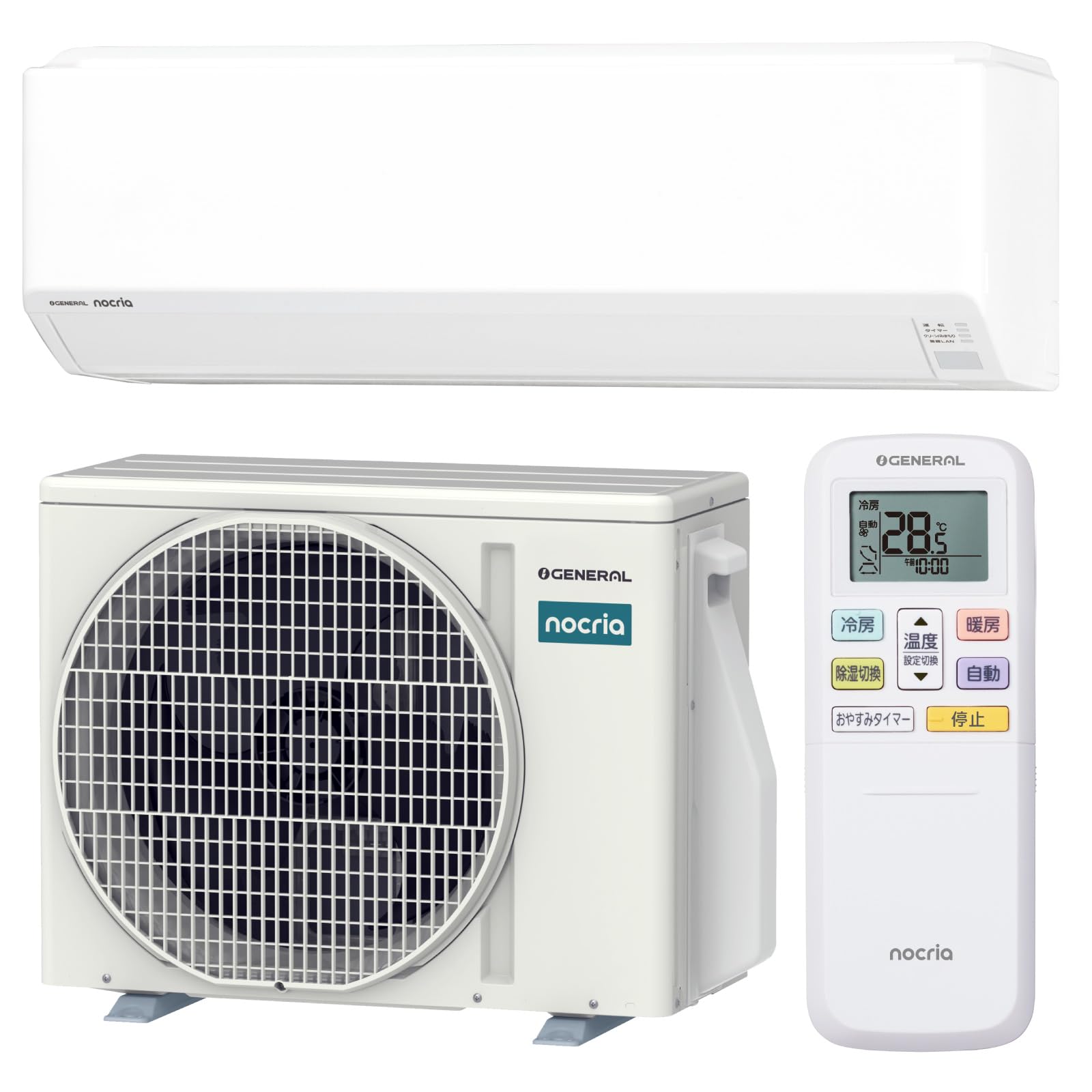 Amazon | ノクリア nocria エアコン 2026年 Cシリーズ AS-C226T-W［主