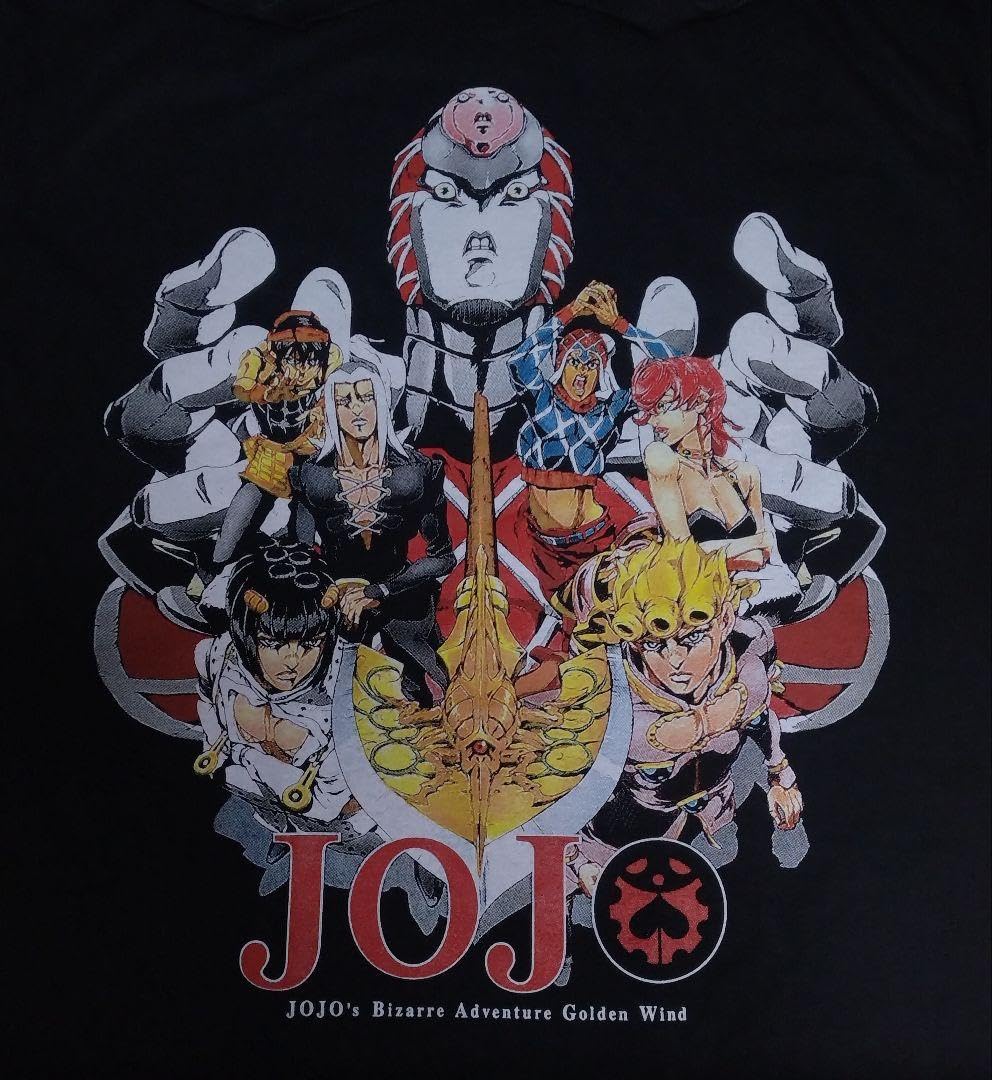 新品:ジョジョの奇妙な冒険「黄金の風●ロゴ入りプリントTシャツ」 Amazon.co.jp: ジョジョの奇妙な冒険 黄金の風○ロゴ入り