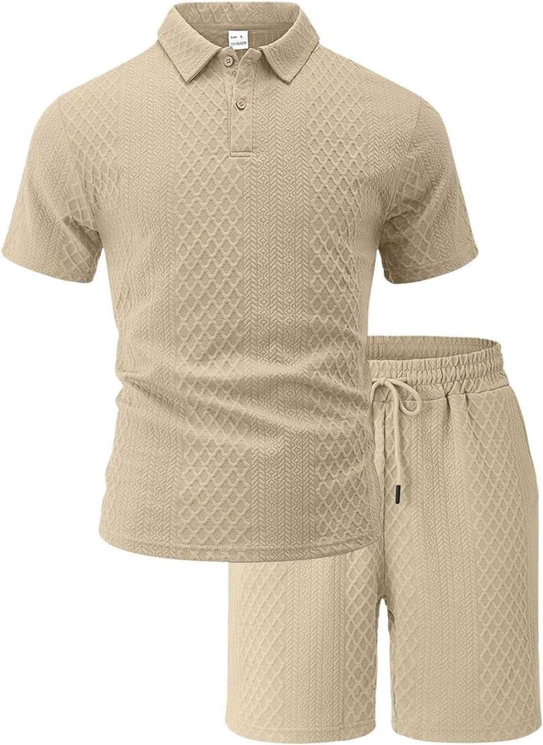 Men's Casual Shorts Cargo Pocket Drawstring Bottoms Loose Fit Summer Pants