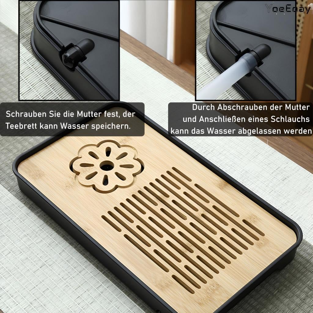 Hochwertiges Keramik Gongfu-Teeservice - 13-teiliges Tragbares Tee Set Für Erwachsene,mit Grauem Lederetui,perfekt Für Zuhause,Outdoor Und Geschäft,Chinesisches Porzellan-Teeservice