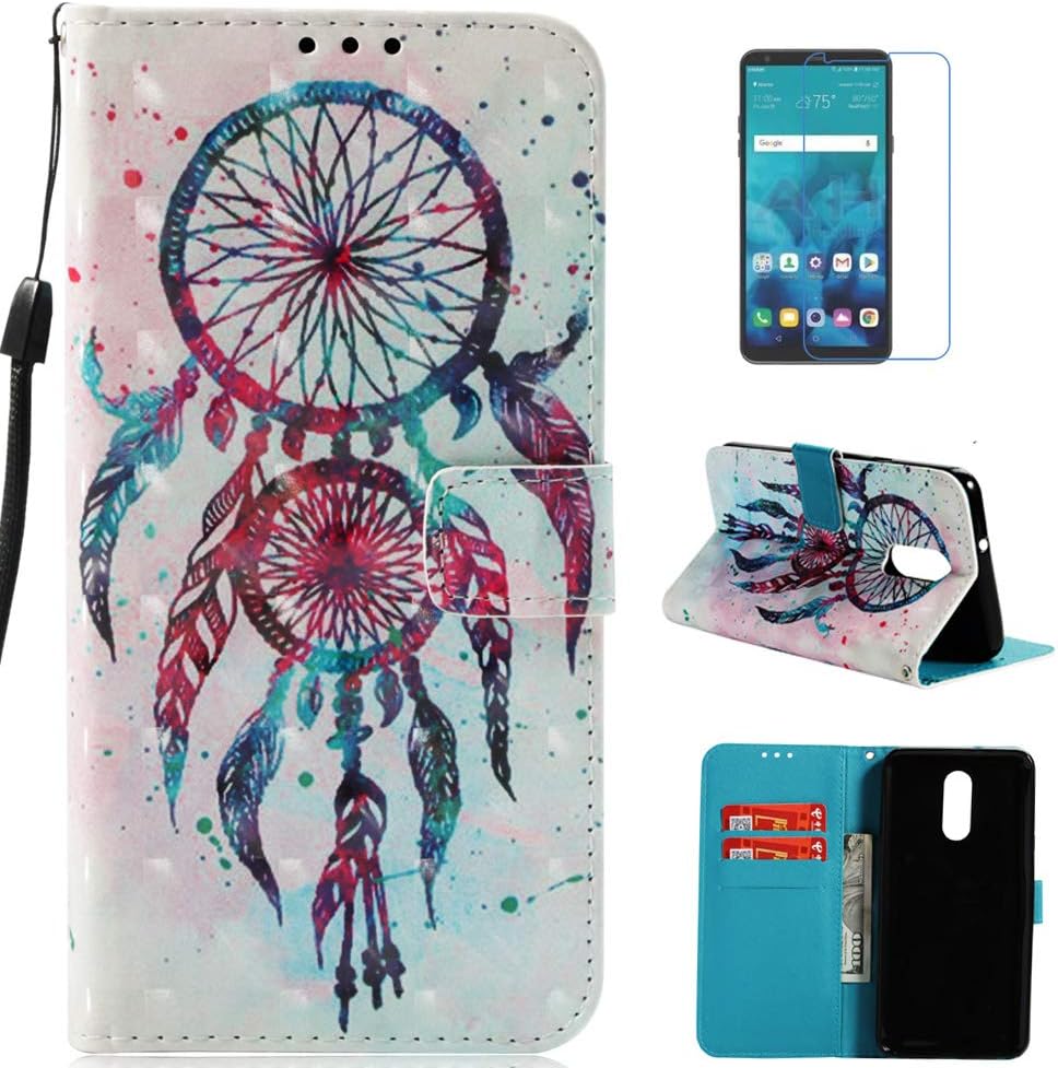 LG Stylo 4 Case, LG Q Stylus Case, LG Stylo 4 Plus Case, LG Stylus 4 Case, Mellonlu Premium PU Leather Flip Fold Wallet Card Slots Case Kickstand Feature Magnetic Closure Shockproof Protective Cover