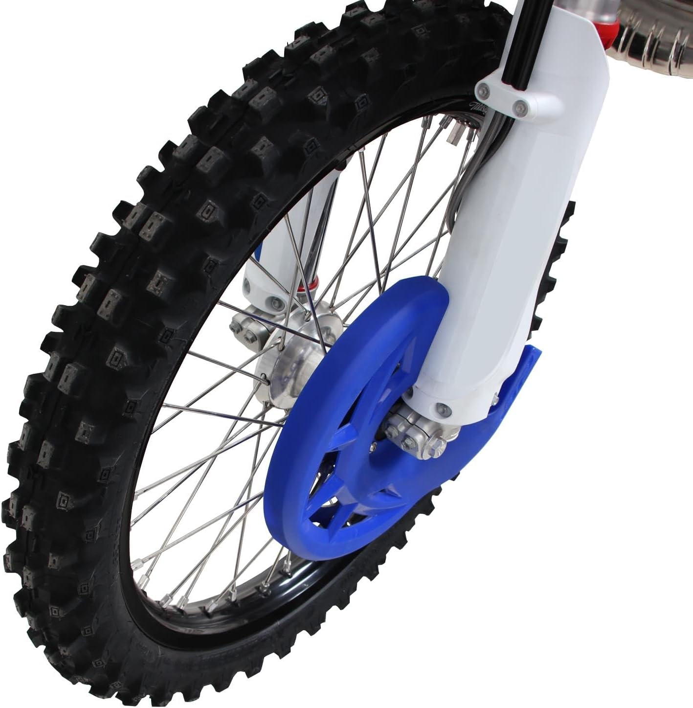 Plastic Front Disc Guard Set Red Compatible For Husqvarna TE 250 2014-2023