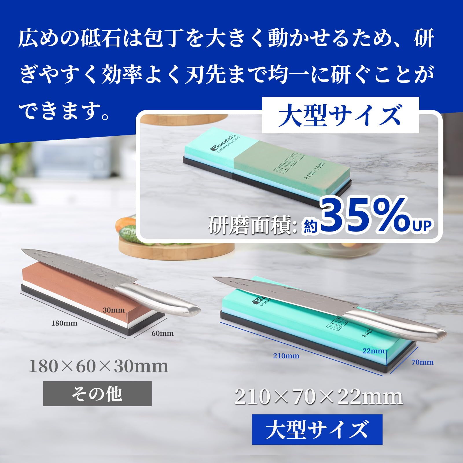 Amazon.co.jp: 砥石 両面包丁研ぎ石 400/1000 3000/8000 荒砥 中砥