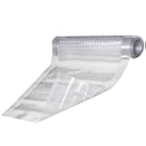RESILIA Super Deluxe Carpet Runner, PVC Vinyl Floor Protector for Deep-Pile Carpet Ribbed Pattern, 27 Inches Wide x 6 Feet Long, Clear, Made in The USA
