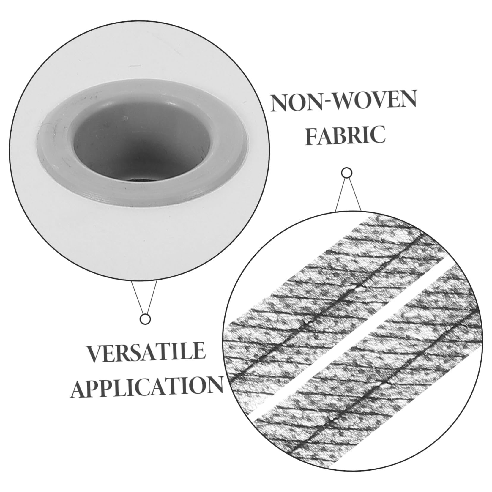 Gogogmee 100m Non-Woven Fusible Interfacing Strip for Sewing Stretch Lining Fabric Clothing Interfacing Roll Easy Alignment Center Line Ideal for DIY Projects