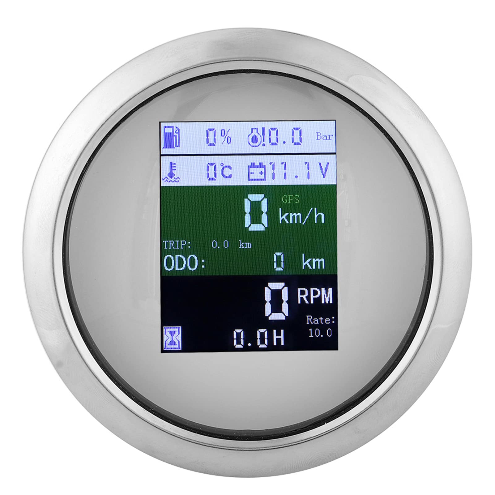 Buy 6 In1 Multifunction Gauge, GPS Speedometer 316 Stainless Steel