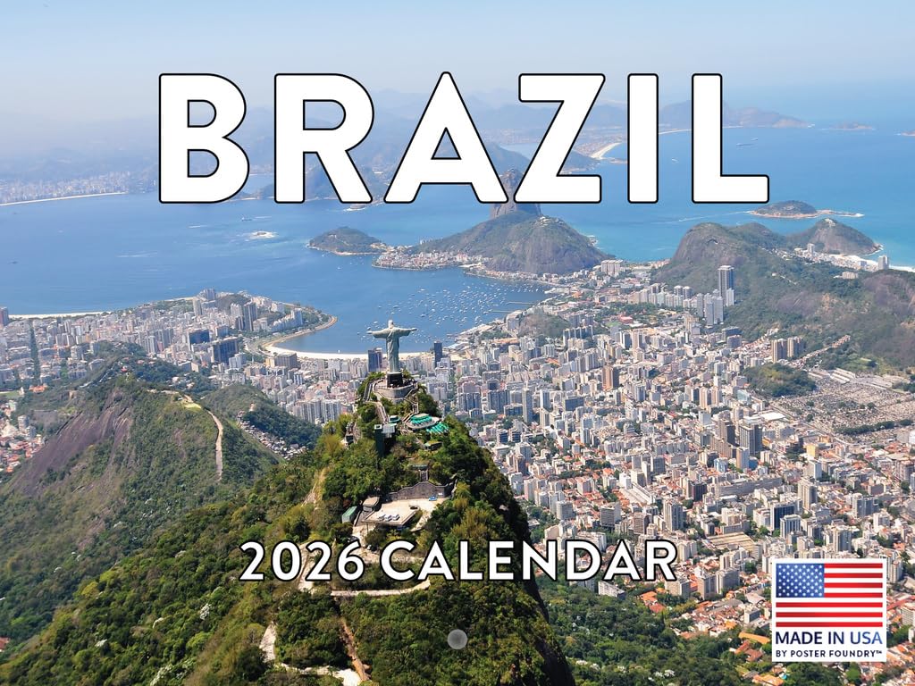 Brazil Calendar 2026 Wall Monthly — image 1