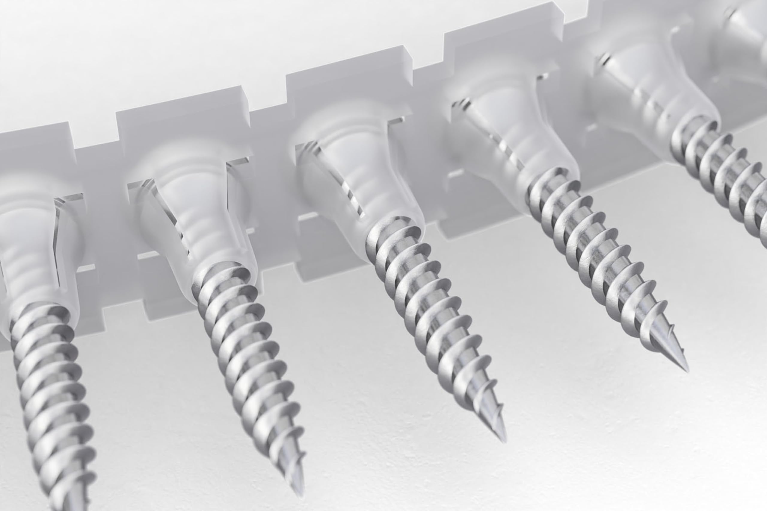 IDS FST S25 Bandschrauben 3,5 x 25 mm für Trockenbau Gipskarton auf Stahlprofilen Magazinschrauben mit Doppelkopf Technologie verzinkt 1000 Stück