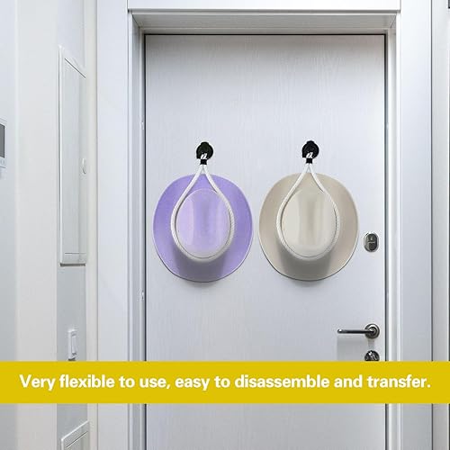 Miniatura 7 de 1 soporte para cordón para sombrero de automóvil, gancho de ventosa de sujeción para tablero de instrumentos, accesorios de almacenamiento multiusos