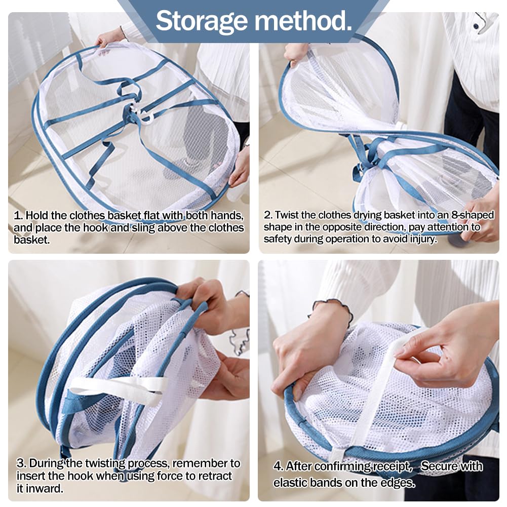 Rete Pieghevole Per Asciugare - 2 Piani Multiuso Per Vestiti, Erbe E Giocattoli