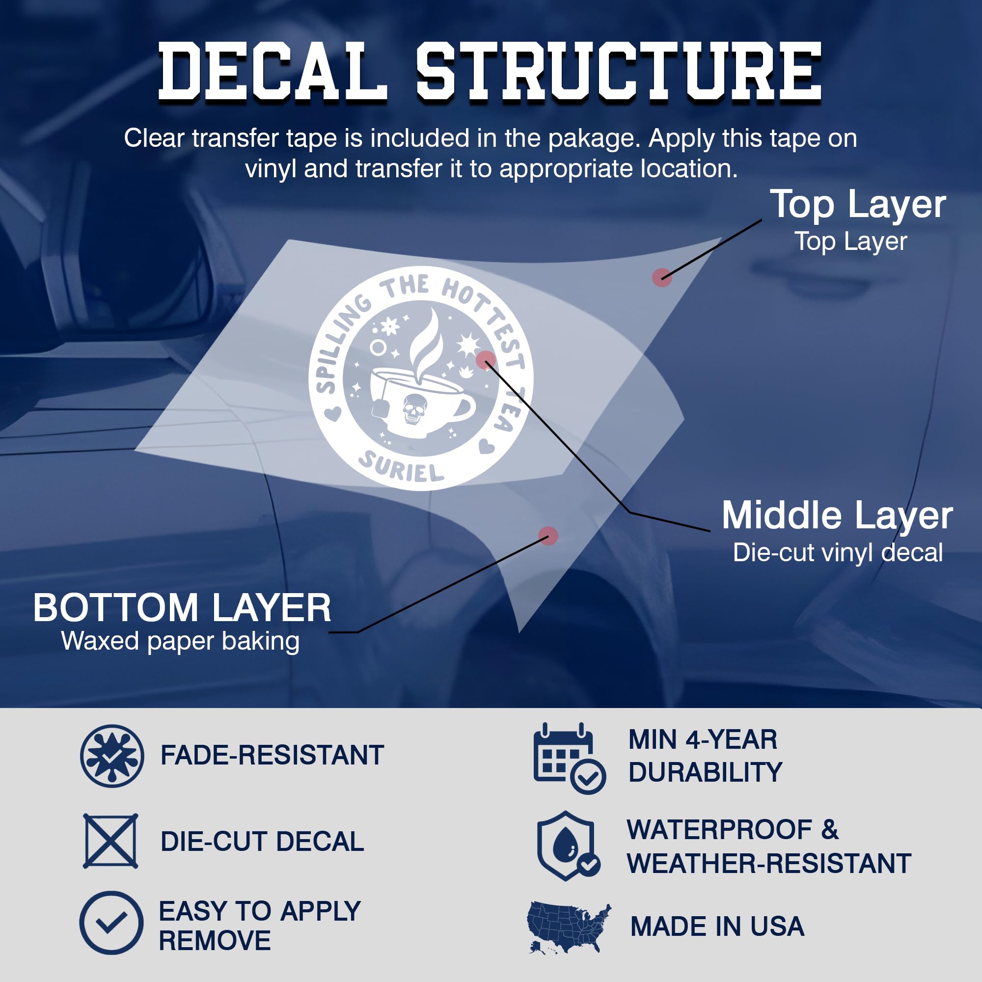 Overstimulated Mom Club Car Decal Funny Hand, Skeleton, Butterfly, Neurodivergent, Mental Health Humor Car Window Accessories Affirmations Vinyl Waterproof 6 Inches Bumper Sticker Gift for Mom Dad