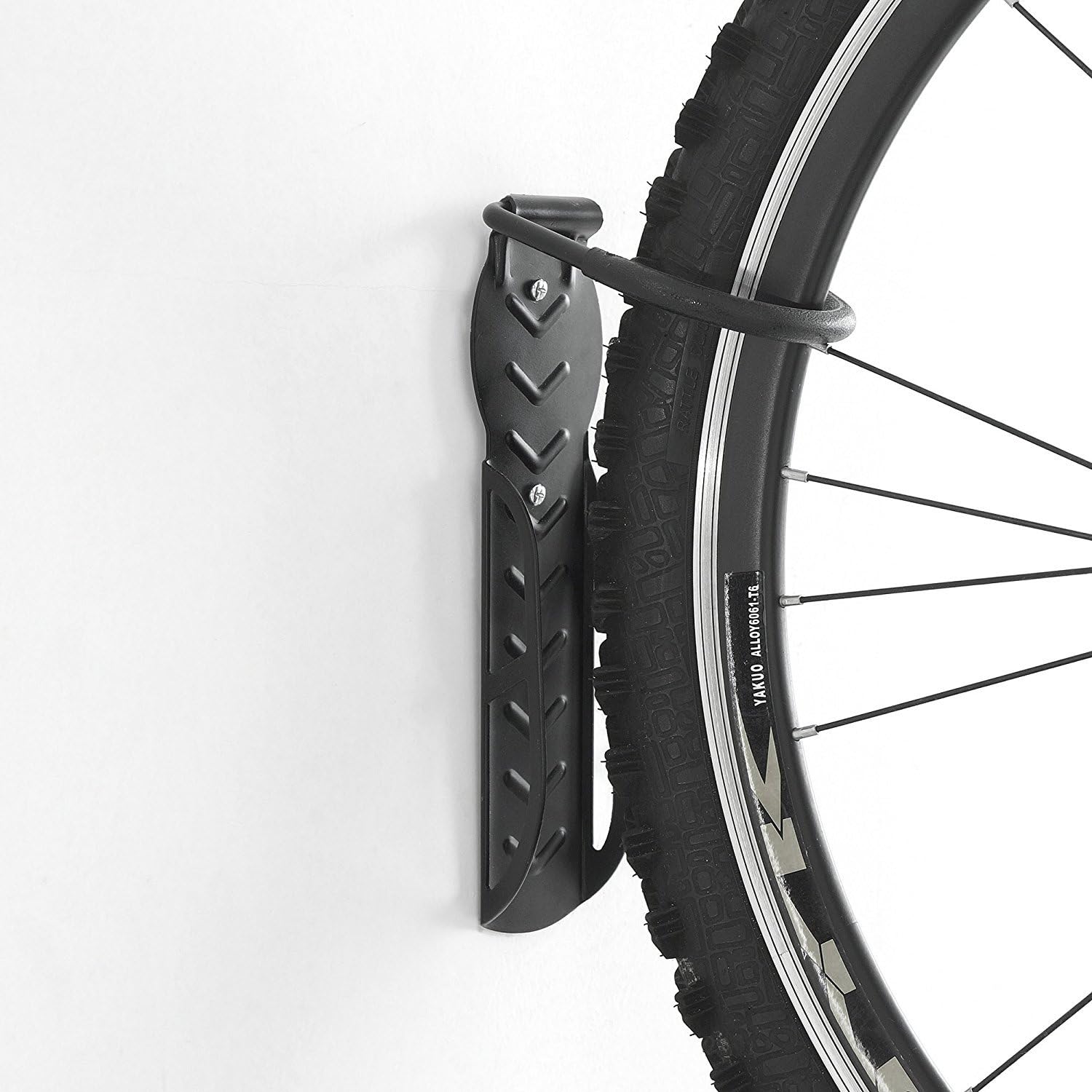 Faswin 2 Pack Bike Rack for Garage, Wall Mount Bicycles Storage System Vertical Bike Hook for Indoor