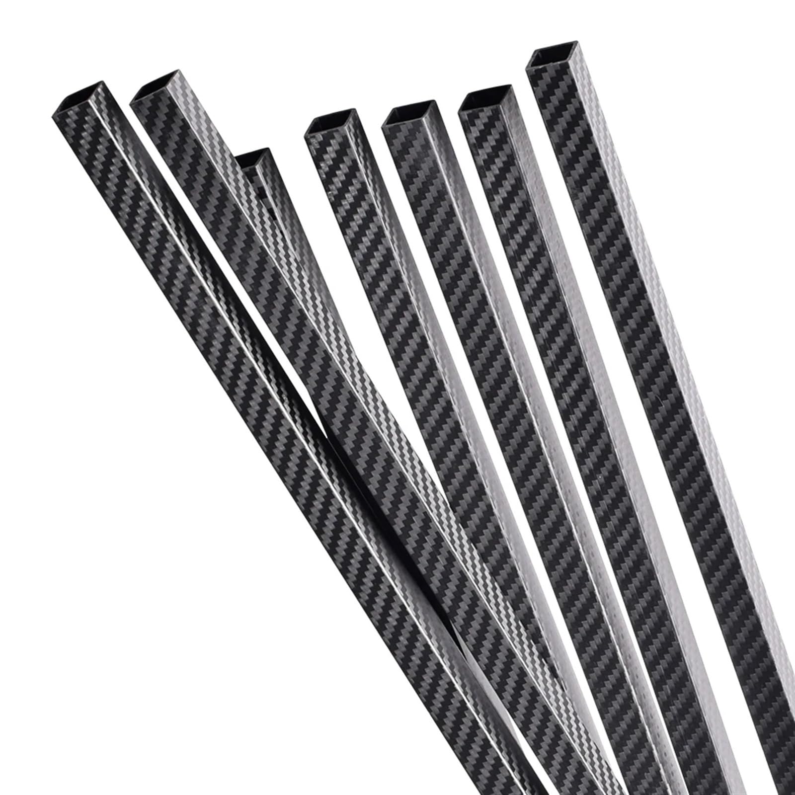 1Pcs Length 1000mm OD8mm 10mm 15mm18mm 20mm 22mm 25mm 30mm 100% 3K Full Carbon Twill Matte Carbon Fiber Rectangular Square Tube 3K Carbon Fiber Square(10x10x8mm)