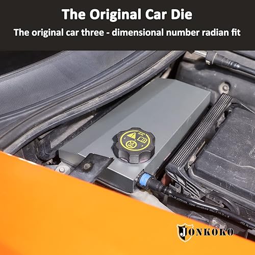 Miniatura 10 de Cubierta de la caja de fusibles anticongelante del motor de aleación de aluminio para Chevrolet Corvette C7 2014-2019 Adhesivo de ajuste del motor