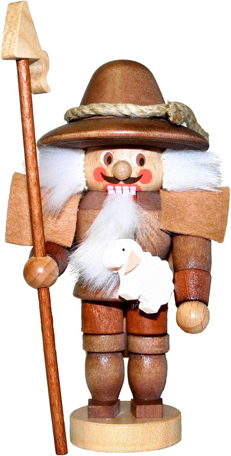 CHRISTIAN ULBRICHT 13-0504 Mini Nutcracker - Shepherd - 4.5"" H x 2.25"" W x 2"" D