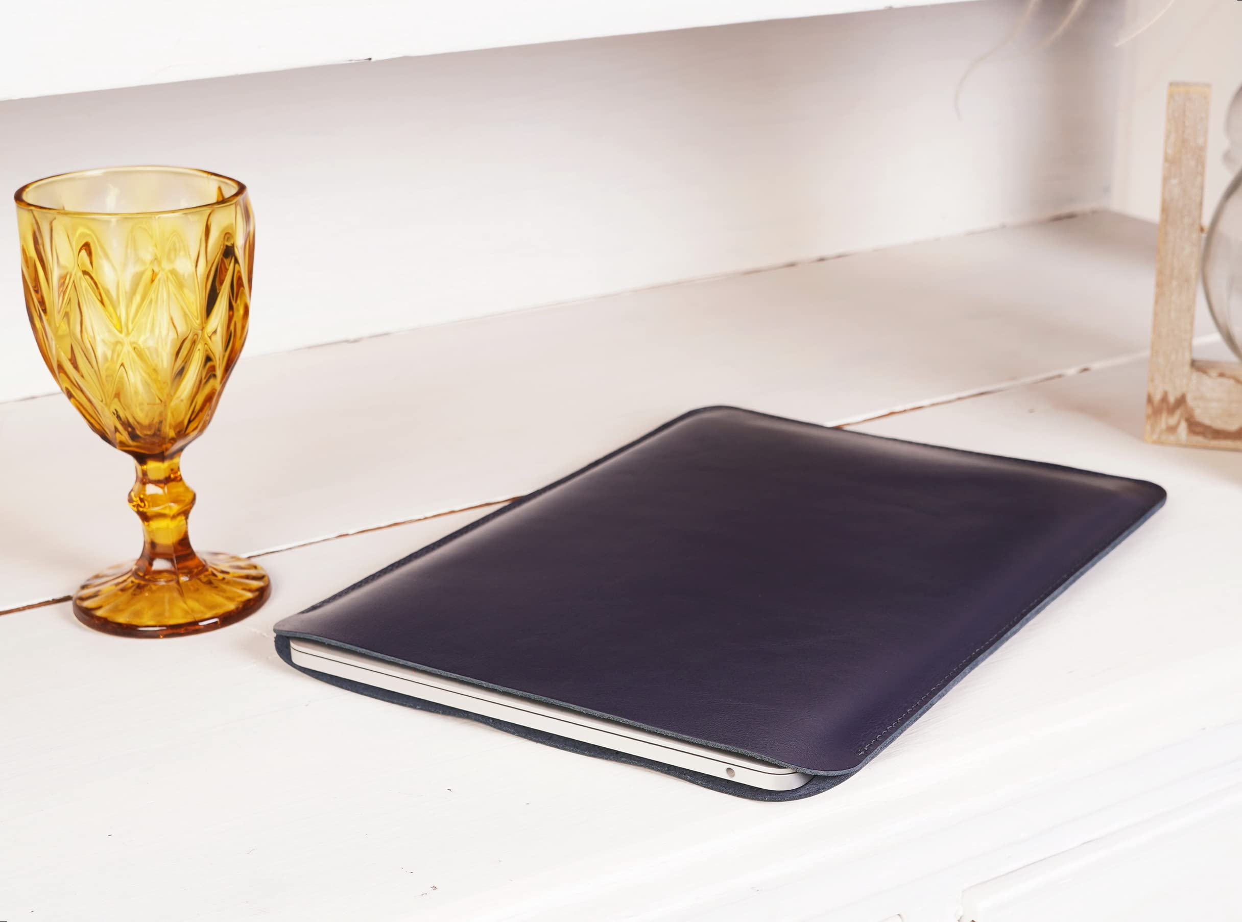 Amazon.co.jp: MacBook Air 2022スリーブ用ケース ソフト本革ケース
