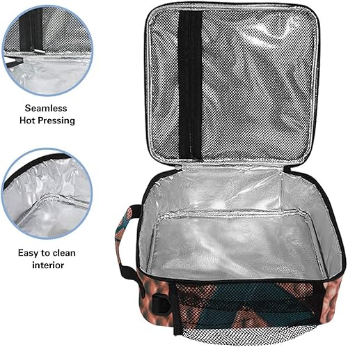 Miniatura 3 de Lonchera deportiva de baloncesto con aislamiento térmico y correa de hombro ajustable para mujeres, hombres, niños y niñas