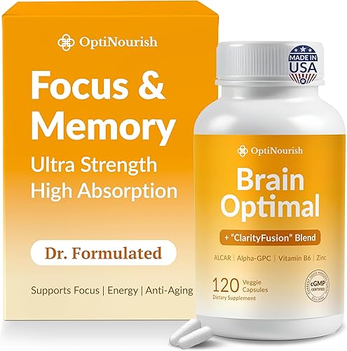 Miniatura 1 de Suplemento cerebral para memoria y enfoque, nootrópico para personas mayores y adultos, combustible para la energía cerebral y claridad mental, sin
