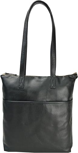 Amazon 豊岡鞄 トートバッグ メンズ 小さめ 本革 レザー 対応 薄マチ ファスナー付 縦型 無地 肩掛け 日本製 ブラック Spread スプレッド トートバッグ