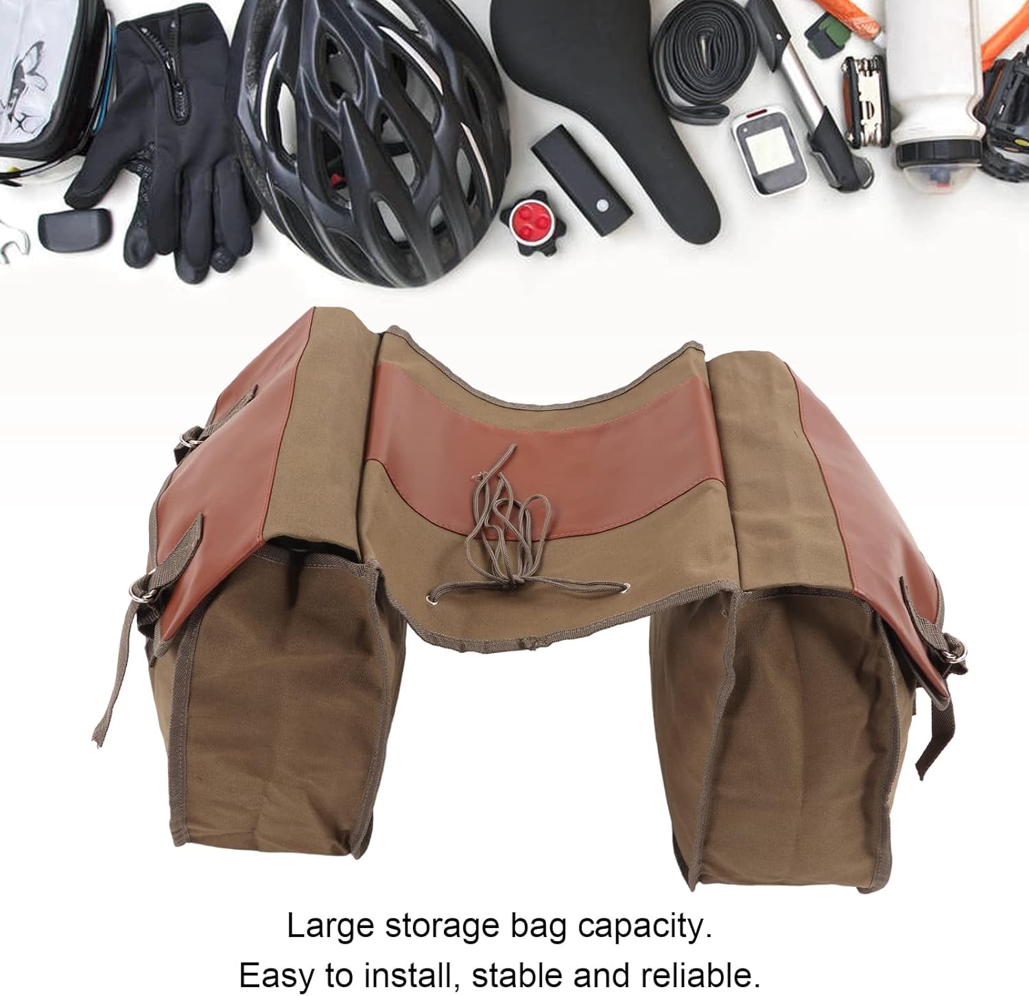 Bike Rack Bag Bicycle Rear Seat Trunk Bag Cycling Bike Carrier Backseat Storage Saddle Bag Bike Tail Bag