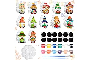 Paint Your Own Gnome: Mesmerizing DIY Ceramic Painting for Kids