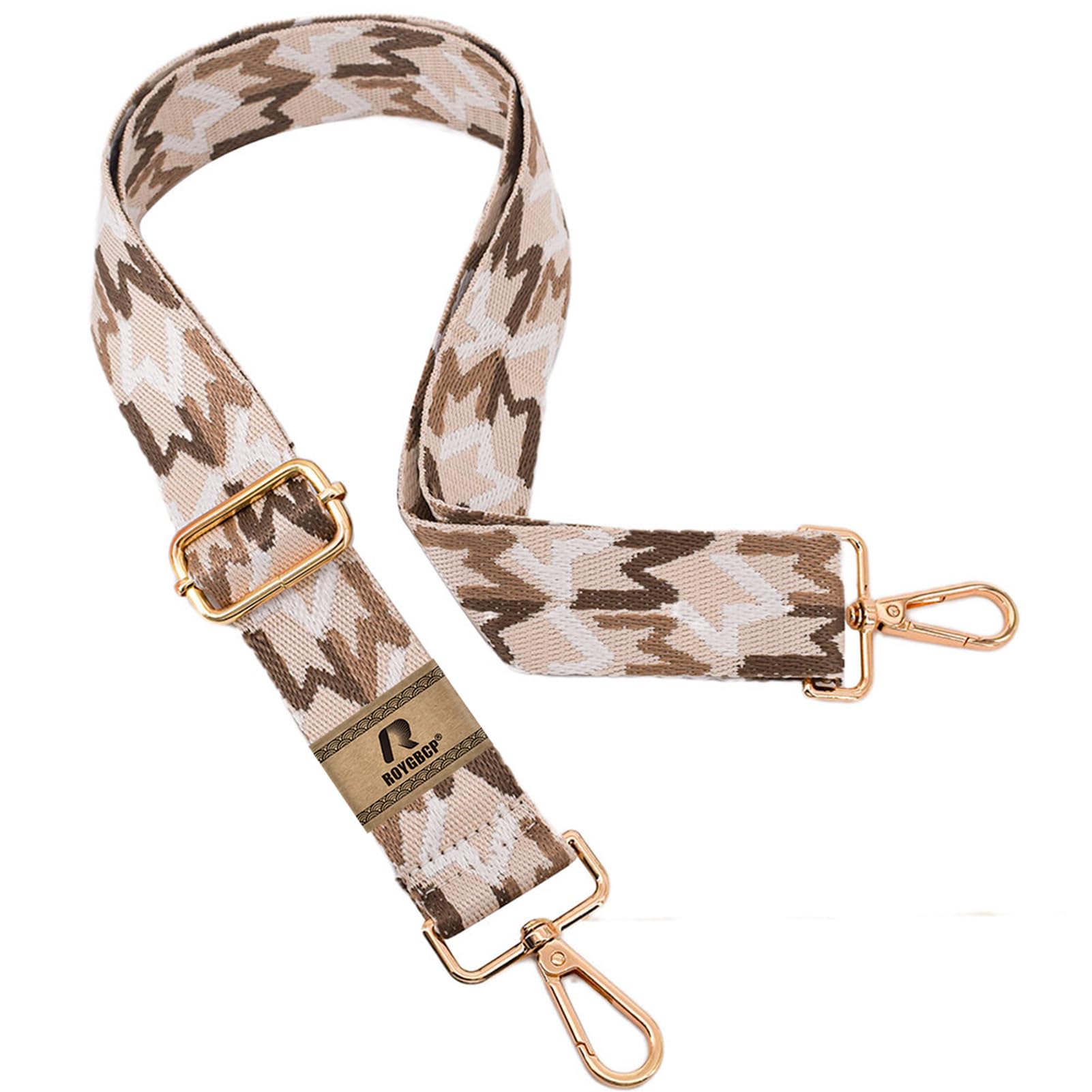 ROYGBCP Purse Straps Replacement Crossbody Bag Strap Adjustable Wide Guitar Straps For Handbags