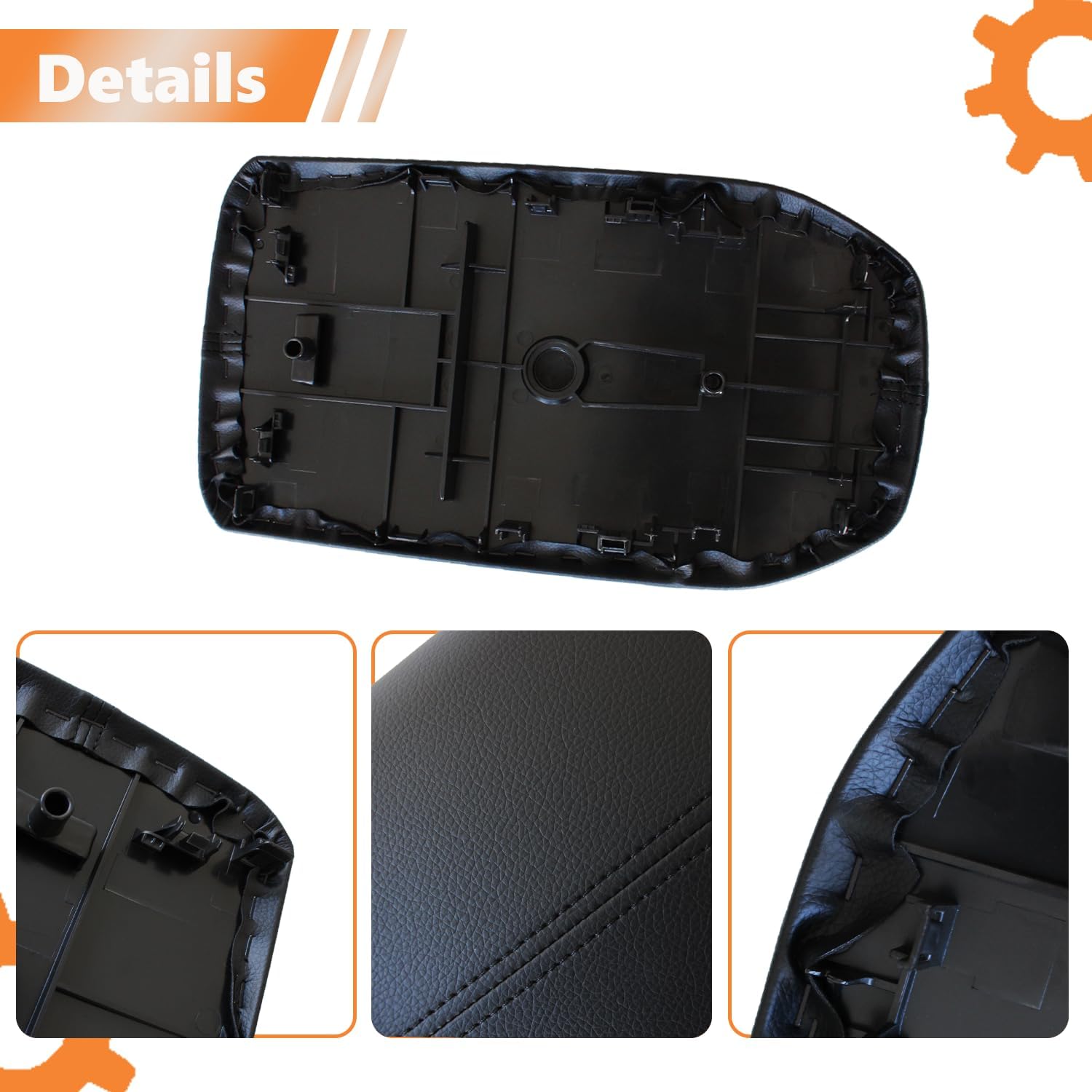 AUCERAMIC Center Console Lid Fit 2019-2023 for Toyota Rav4 Console Armrest Replace 58920-42010-C0