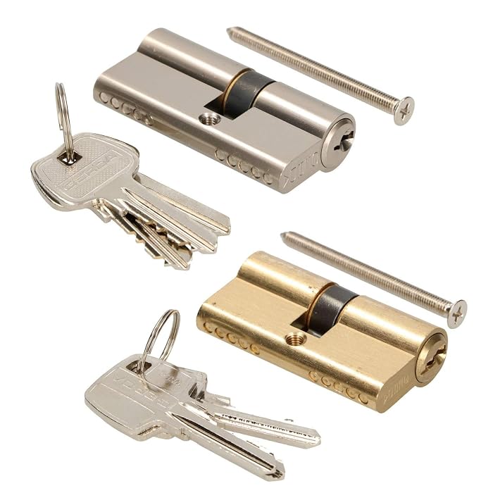 Buy KOTARBAU Lock Cylinder 25/25 Brass Cylinder Lock Profile Cylinder