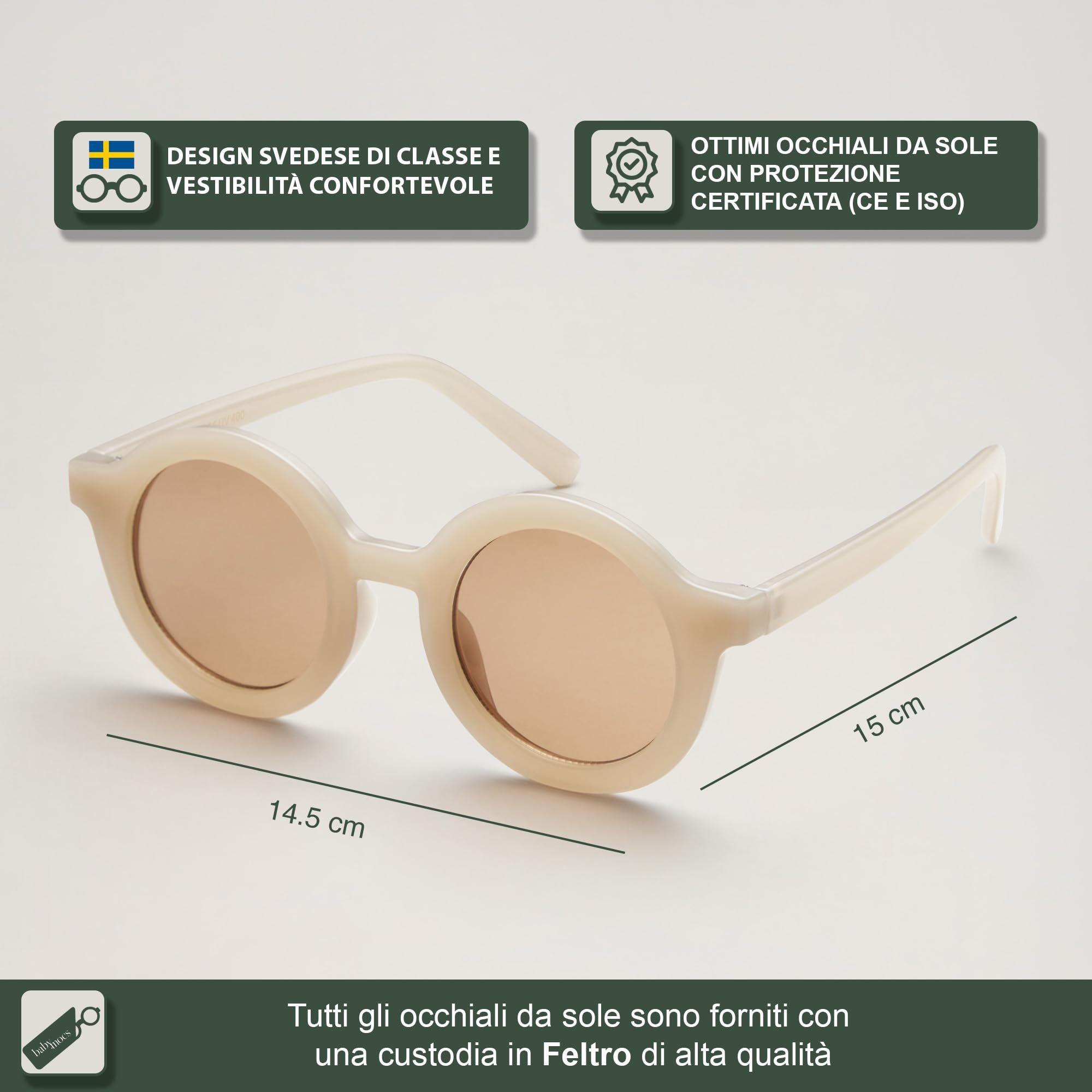 BABYMOCS Occhiali da sole Signature Adult