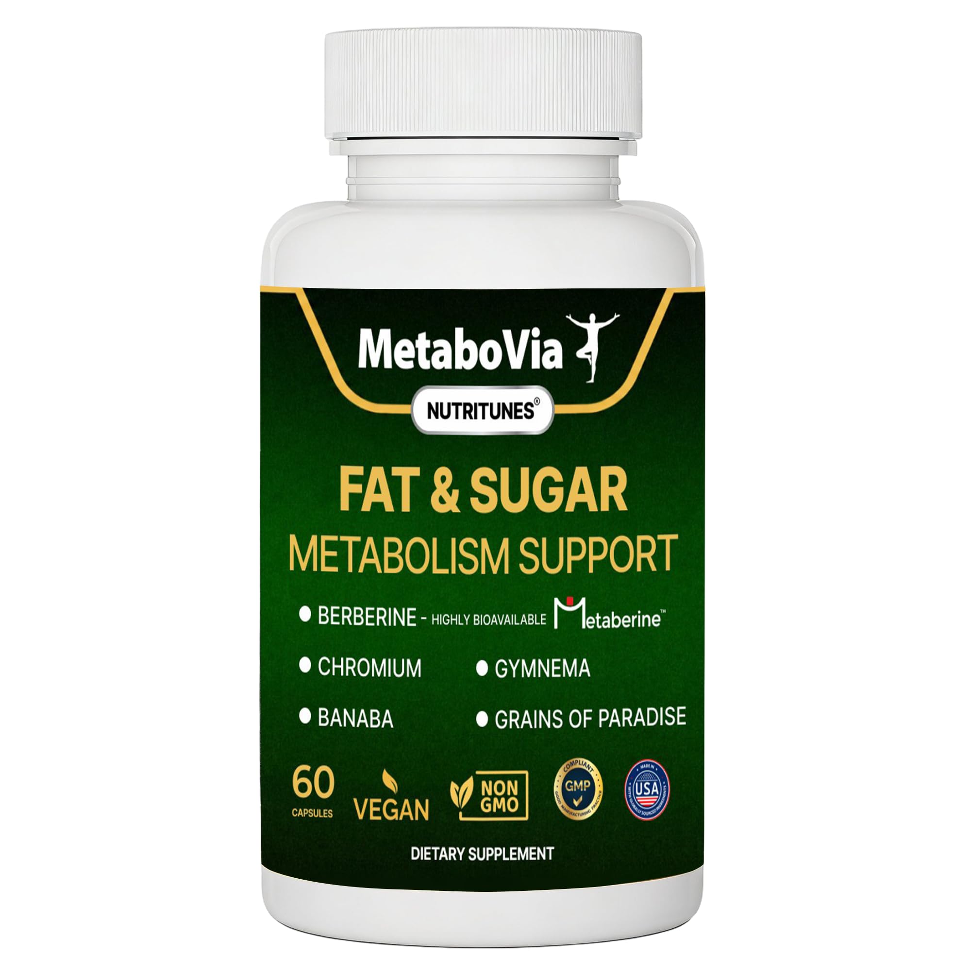 MetaboVia - Fat & Sugar Metabolism Optimizer Supplement