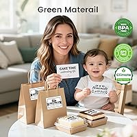 Vista 4 de Phomemo 4"x3" Thermal Labels Roll for Small Business Supplies - Commercial Grade Logo Stickers for Business Customized - Waterproof Shipping Labels