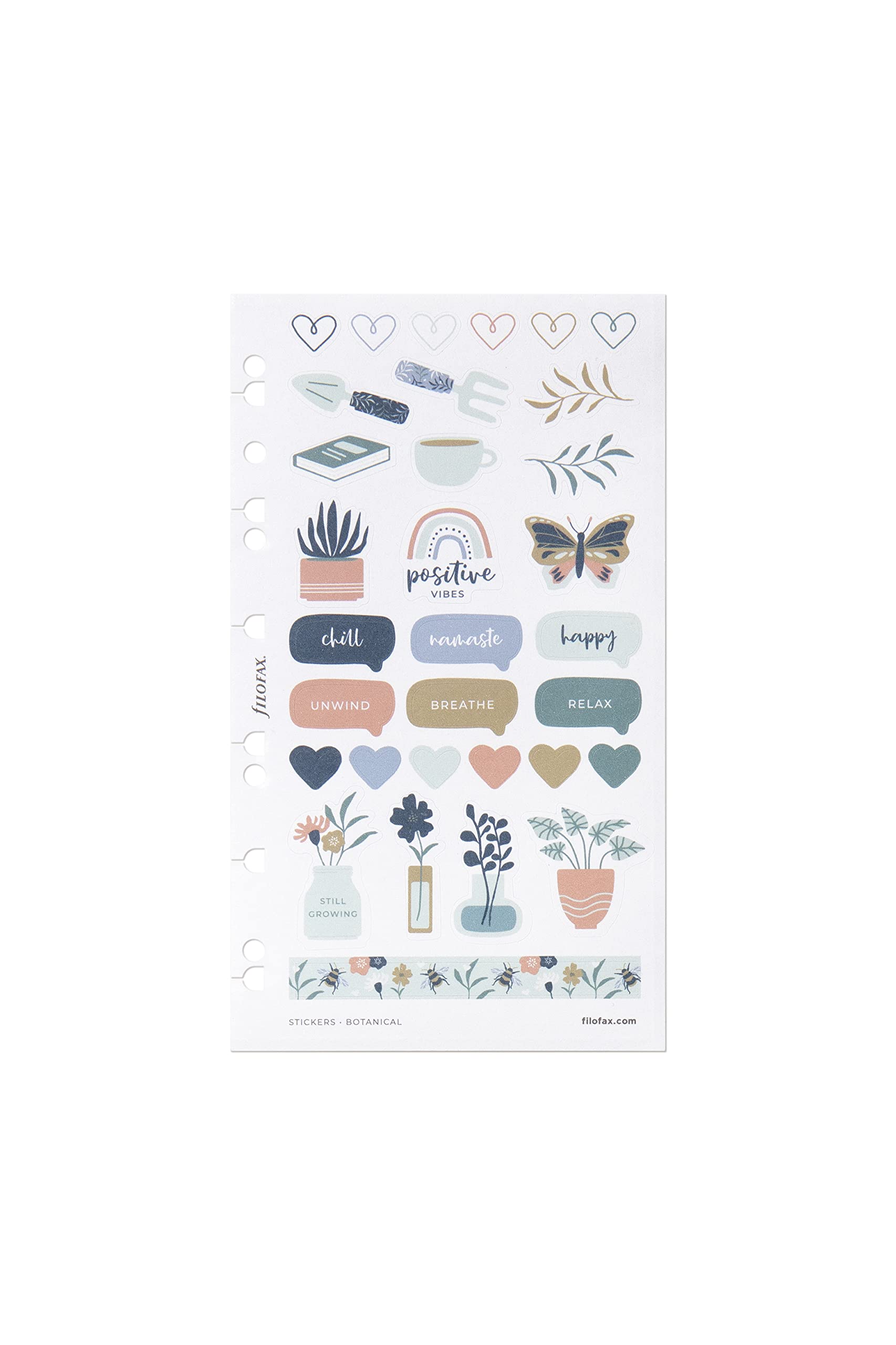 Filofax Accessories Botanical Stickers, 132815