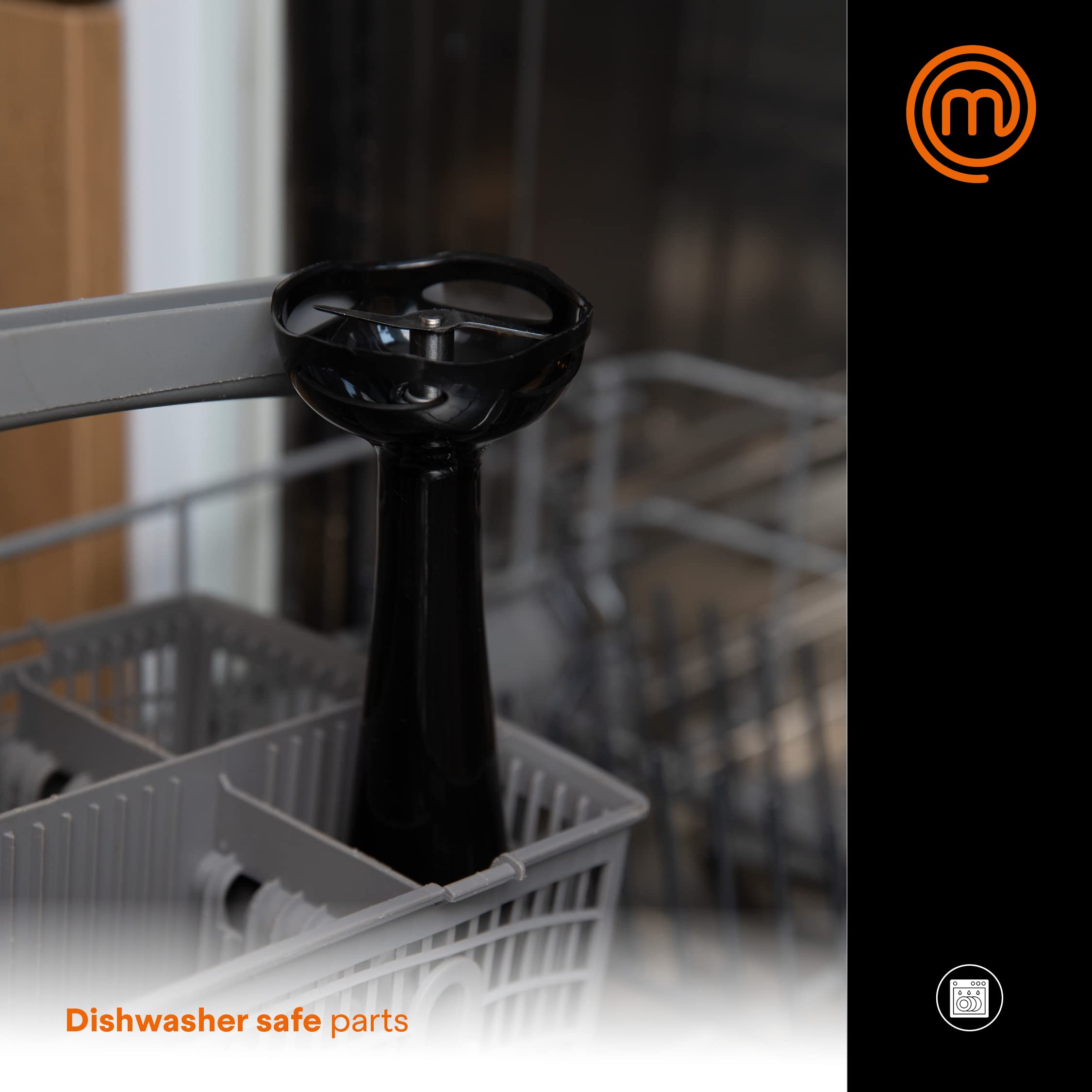 MasterChef Stick Blender Handheld with 2 Blending Speeds, Electric Hand