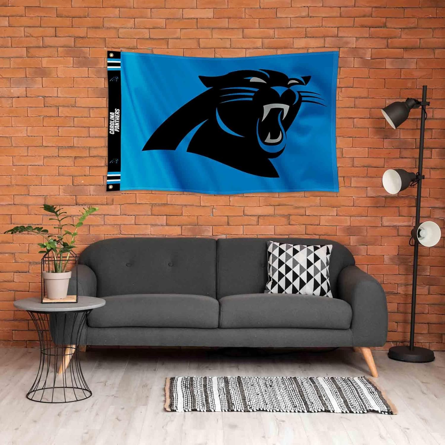 Carolina Panthers Printed Header 3x5 Foot Banner Flag