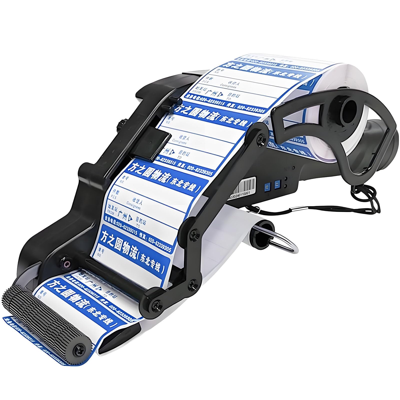 GYKOZY Cordless Handheld Label Applicator, 40mm Thermal & Barcode Label Dispenser with Auto-Sensing, Commercial Logistics Sticker Machine (80mm)