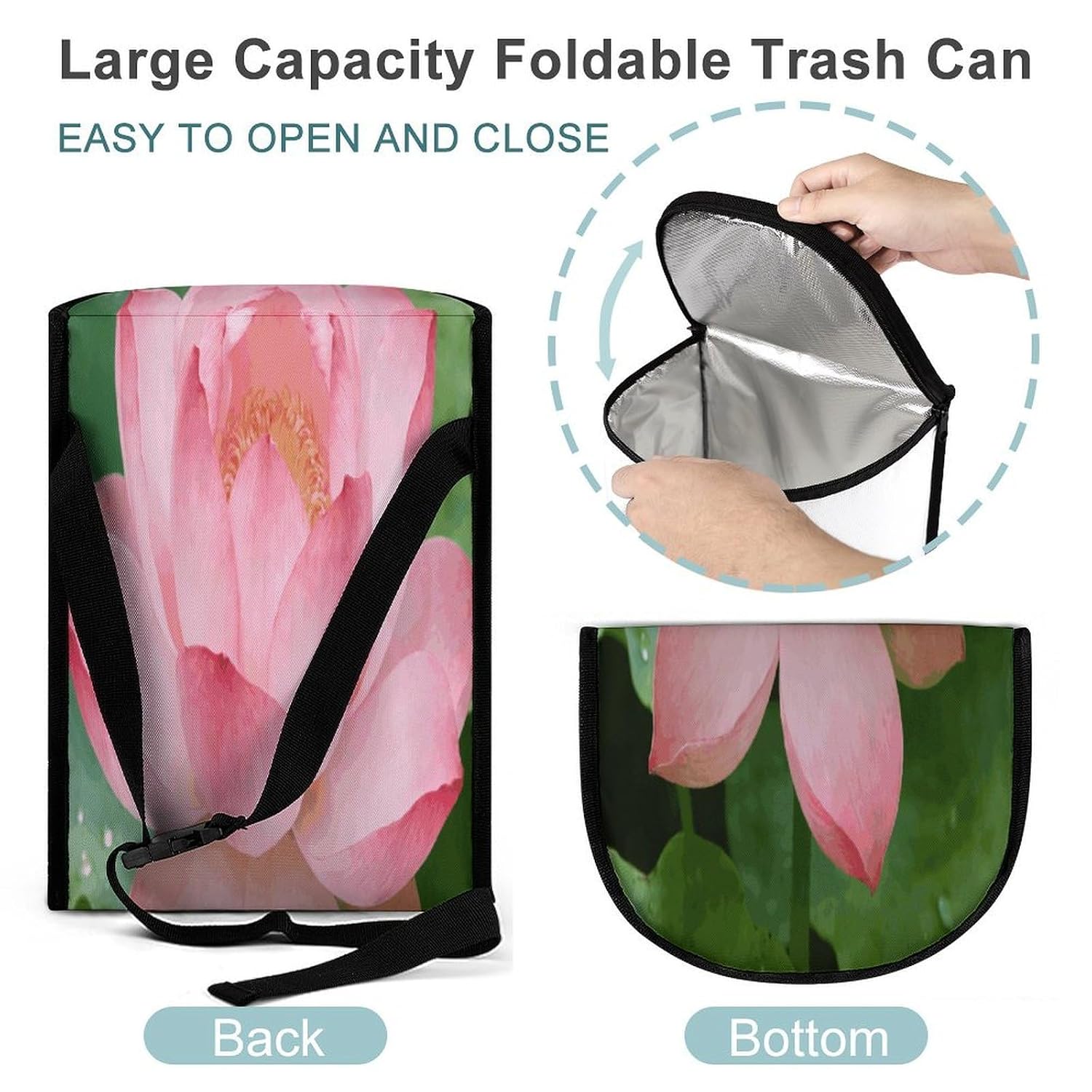 Displaying Car Trash Bag Foldable Car Garbage Bag image 5