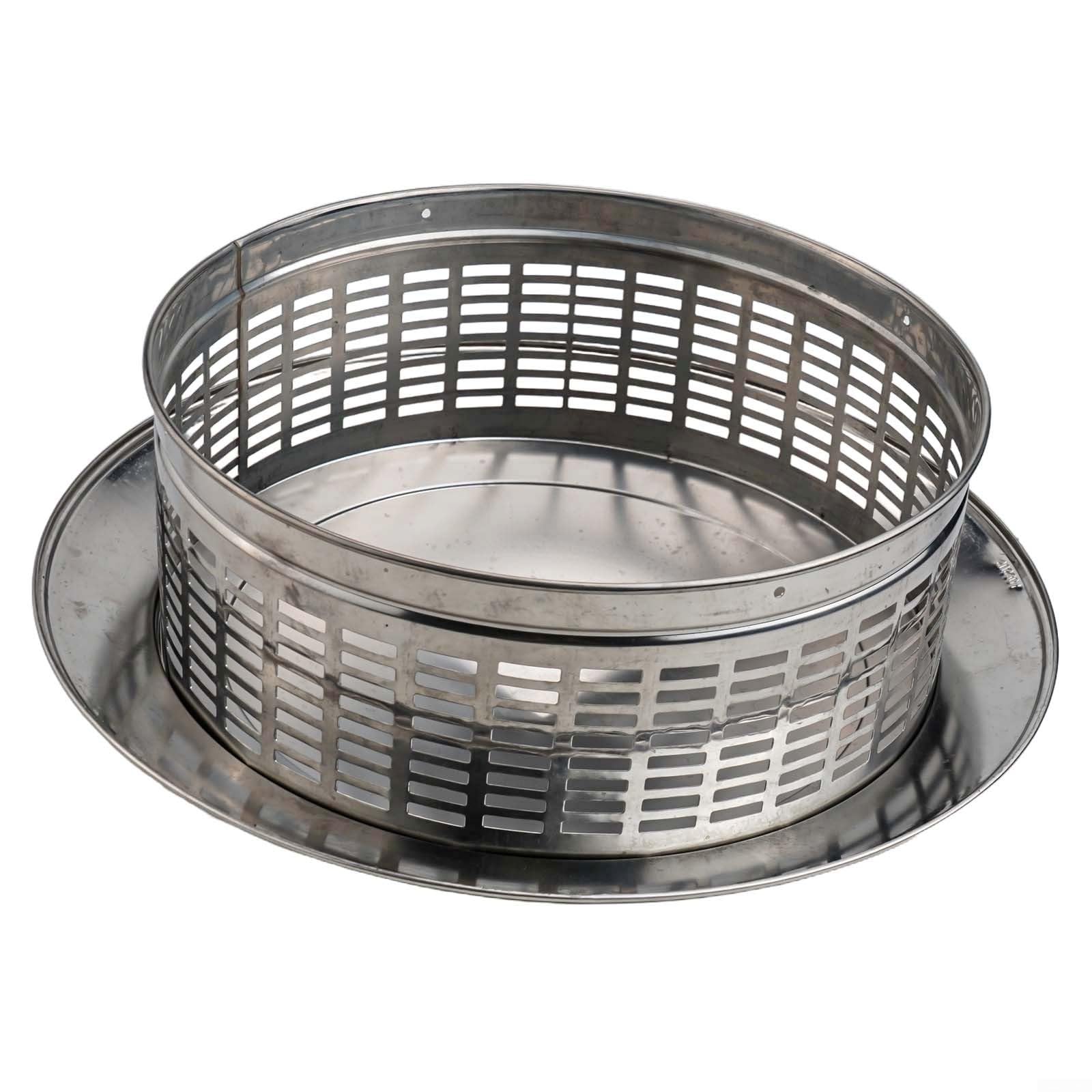 Cubierta de techo de acero inoxidable 304 para chimeneas, pero también para conductos de ventilación (300 mm)