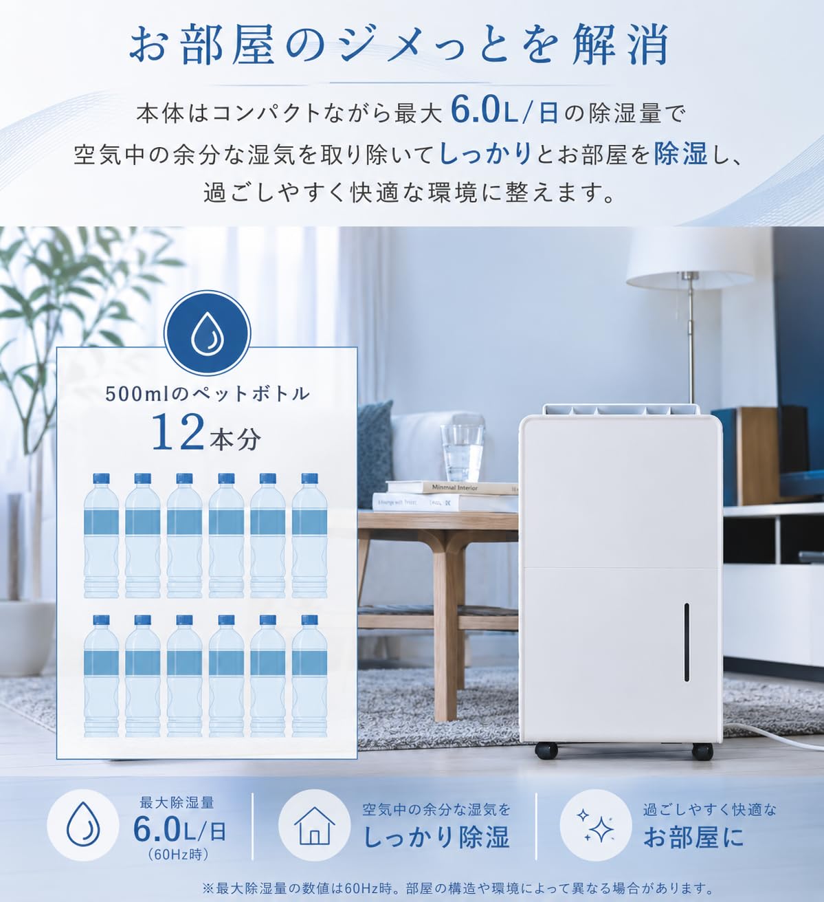 Amazon | [山善] 除湿機 衣類乾燥 除湿器 コンプレッサー式 小型 強力