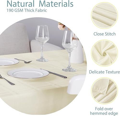 Miniatura 3 de JUCFHY - Mantel rectangular marroquí de tela jacquard a prueba de derrames y resistente al agua y al aceite, mantel decorativo para uso exterior e