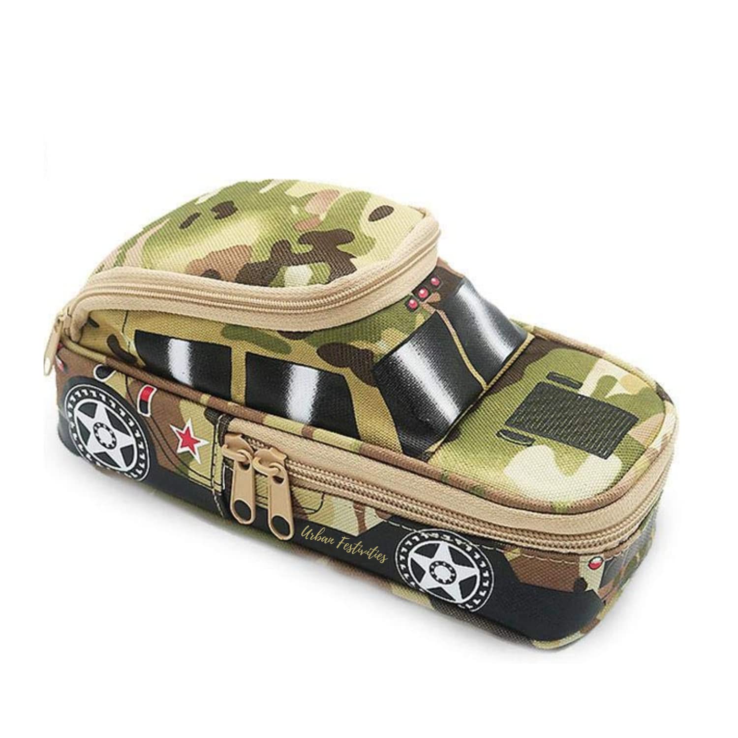 Urban Festivities Canvas Car Pencil Box For Boys Pencil Pouches For Kids For School Camouflage | Pencil Box Boys | Pencil Pouches Boys | Car Pencil Box,Multicolor (B09JY7M3WM) Amazon Price History, Amazon Price Tracker