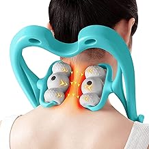 Neck and Back Massager with Heat, Micro-Spinal Massager for Pain Relief,