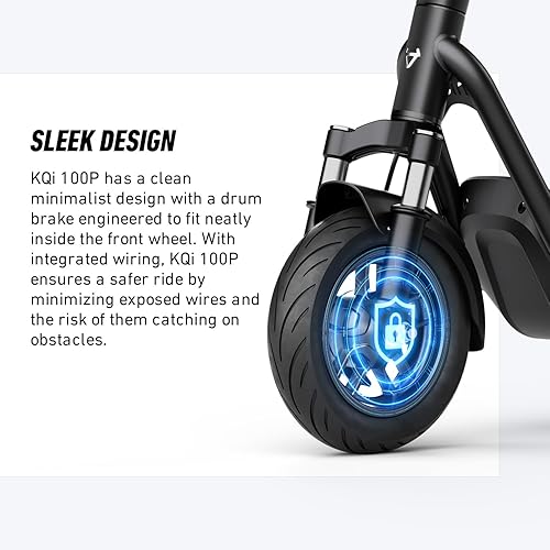 Miniatura 4 de NIU K100PK300PK300X Electric Scooter Adult - E Scooter with Suspension, 600-1000W Peak Power, 18-37.3 Miles Max Range, Top Speed 17.4-23.6MPH,