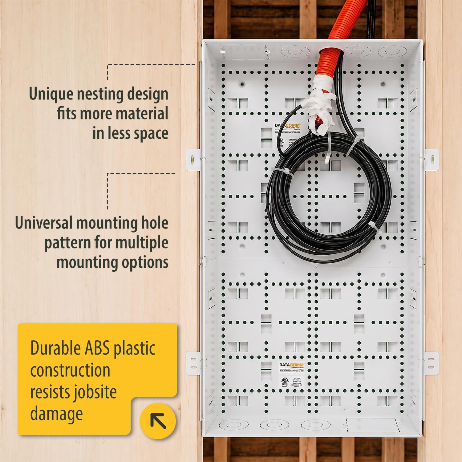 30 in. Enclosure and Slim Vented Hinge Door Packaged as one Unit