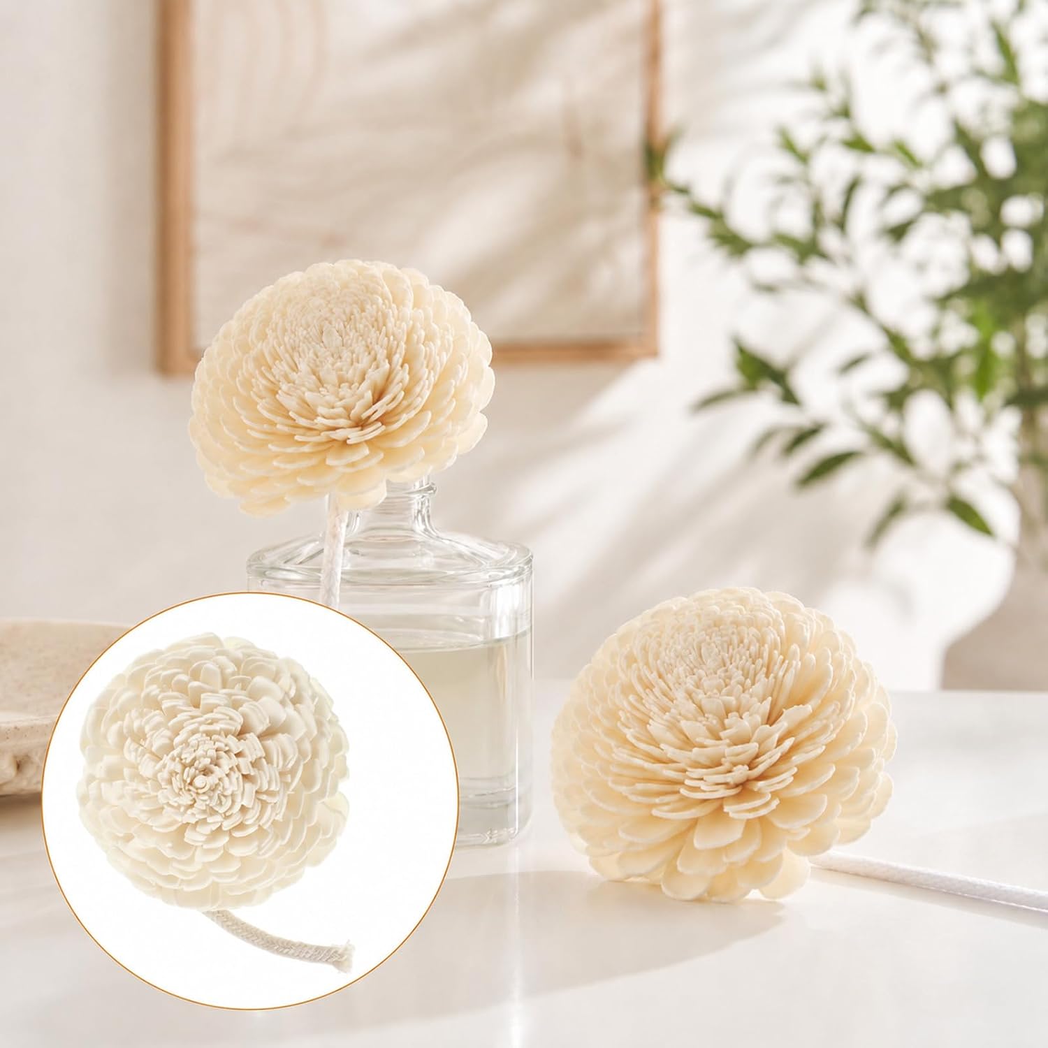 3 Pack Flower Diffuser for Essential Oils Perfume Diffuser