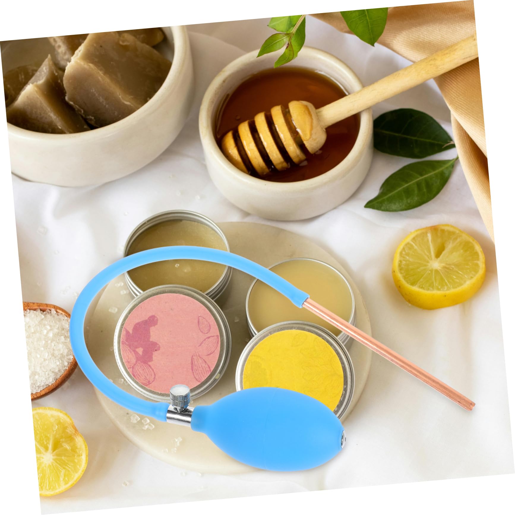 Amosfun 4 Piezas Molde Hombre Soplador De Azúcar Sopladora Galletas Pegajoso Pasta De Azúcar Ventilador Herramienta De Soplado De Arte De Azúcar Bomba De Soplado para Moldeo De Fondant