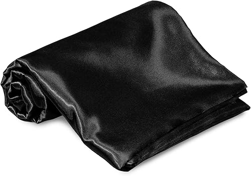 Miniatura 7 de Homiest Sábana encimera de satén rosa para colchón matrimonial, ropa de cama de lujo y ultra suave