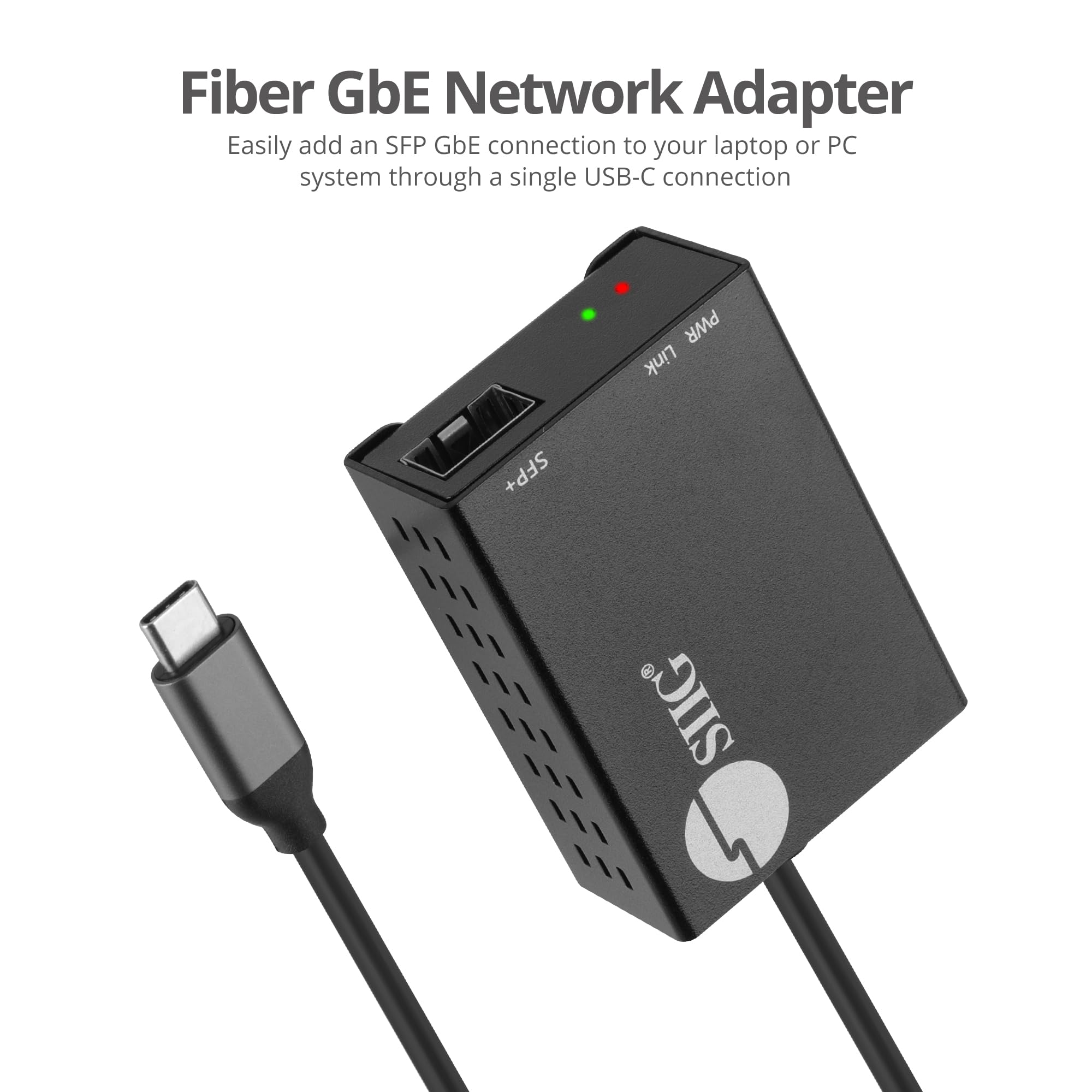 Amazon.com: SIIG USB-C to SFP Fiber Gigabit Ethernet Adapter