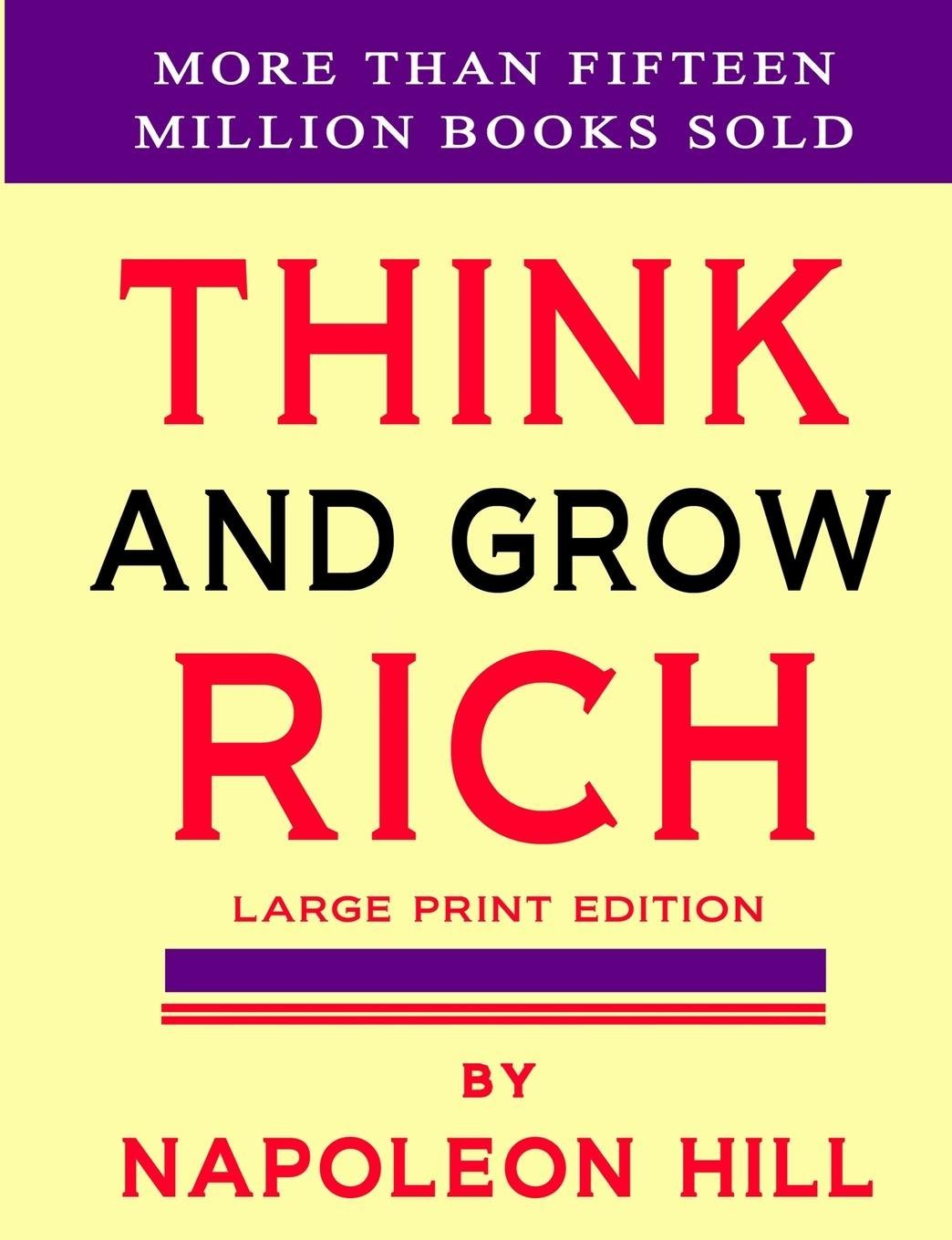 Think and Grow Rich: Large Print Edition